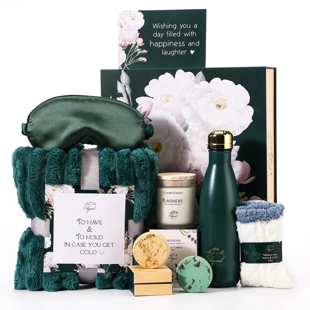 Spa gift set for women with self care box and bath items