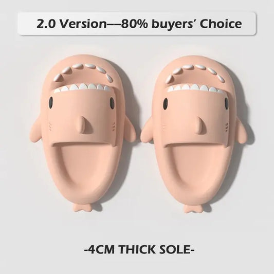 Summer shark slippers EVA soft non-slip design for kids and adults