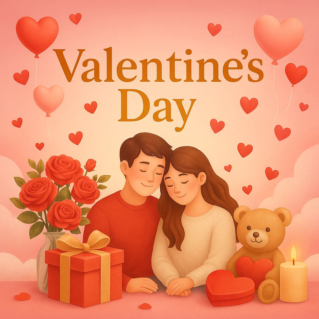 Celebrate love with Unified Vision’s Valentine’s Day Collection—featuring romantic gifts, matching couple sets, roses, plush toys, candles, and heartwarming surprises designed for unforgettable moments and meaningful connections
