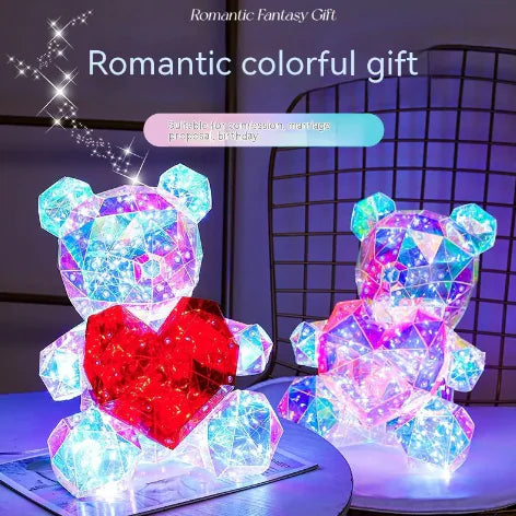 Crystal Heart Bear