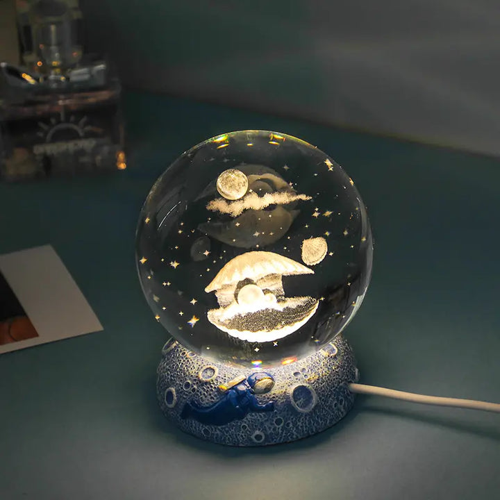 Ocean Series Crystal Ball Night Lights - Creative Gifts
