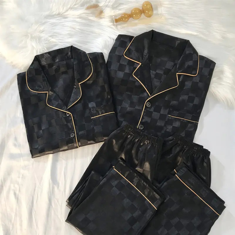 Couples Luxe Silk Pajamas