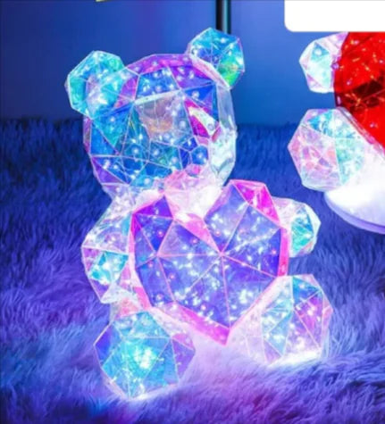 Crystal Heart Bear