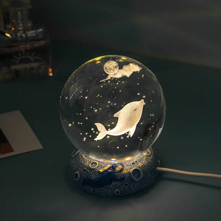 Ocean Series Crystal Ball Night Lights - Creative Gifts