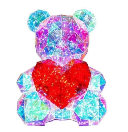 Crystal Heart Bear