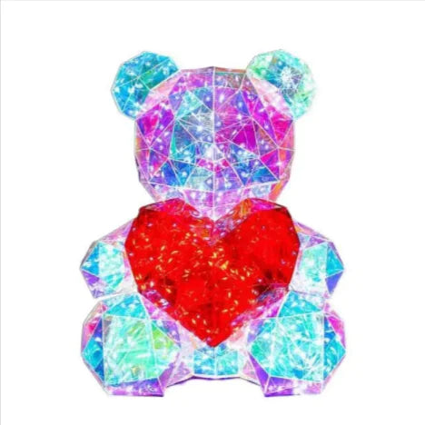 Crystal Heart Bear