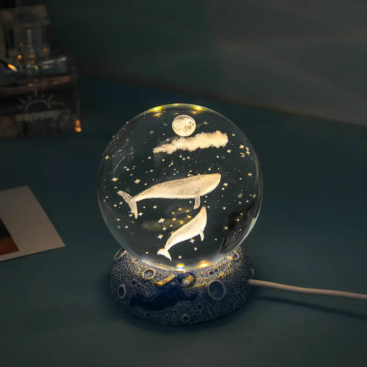 Ocean Series Crystal Ball Night Lights - Creative Gifts