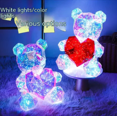 Crystal Heart Bear